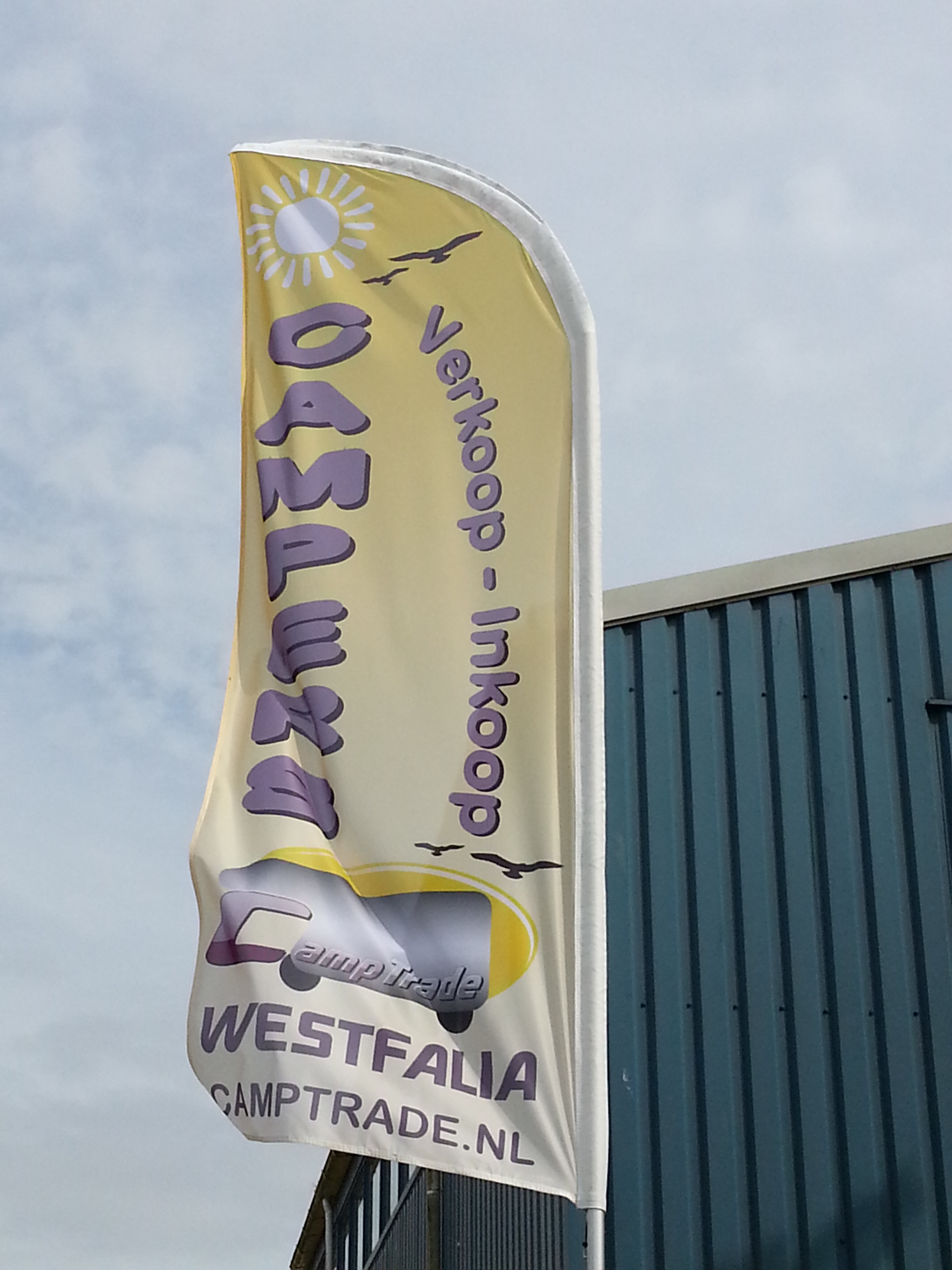 beach banners camp trade