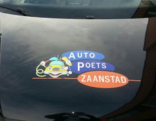 auto beletterd Auto Poets Zaanstad
